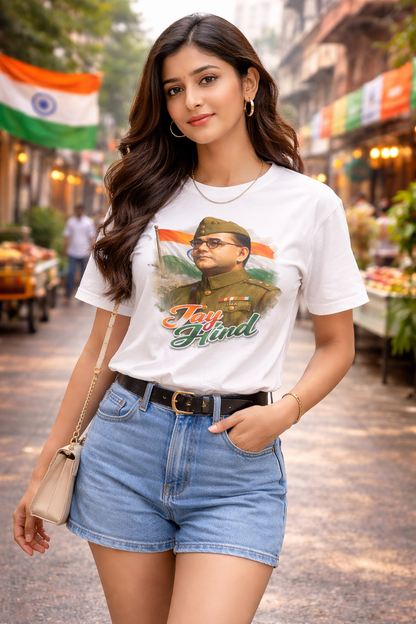 JAY HIND™ Spirit of Freedom Crew Tee 🇮🇳