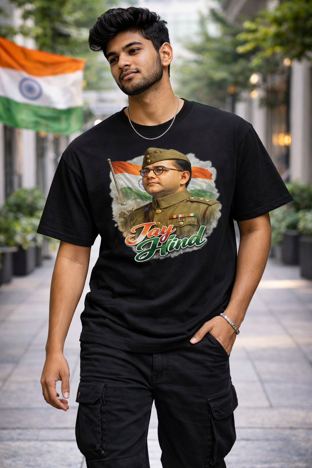 JAY HIND™ Spirit of Freedom Crew Tee 🇮🇳